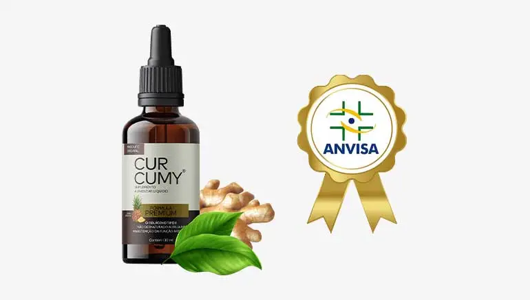 Curcumy é um produto natural que combate as dores pelo corpo e é registrado pela ANVISA.